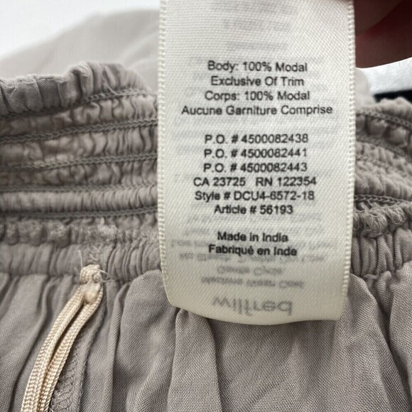 Wilfred Artizia XS La Boheme Gray Elastic Waist Pull On Wide Leg Crop Pants - Picture 9 of 13